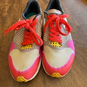 Stella McCartney by Adidas Athletic Sneakers - Pink, Red, Yellow, Gray